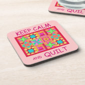 Behieltest von "Ruhe" und "Quilt Multi Block Patch Getränkeuntersetzer (Linke Seite)