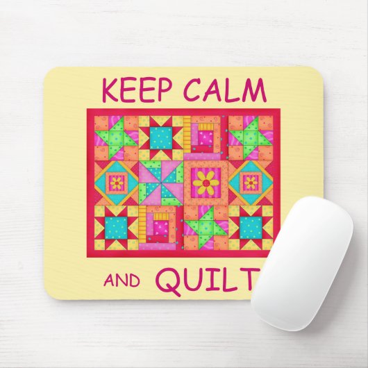 Behieltest von "Ruhe" und "Quilt Multi Block Patch Mousepad (Mit Mouse)
