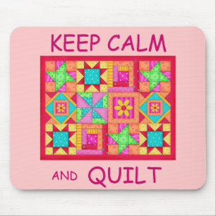 Behieltest von "Ruhe" und "Quilt Multi Block Patch Mousepad