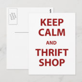 Behieltest von Ruhe und Thrift Shop Postkarte (Vorne/Hinten)