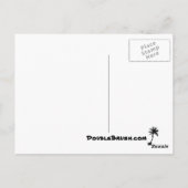 Behieltest von Ruhe und Ukulele auf einmaliger Fun Postkarte (Rückseite)