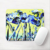 Behilflich sein in blauem weltlichem mousepad (Mit Mouse)