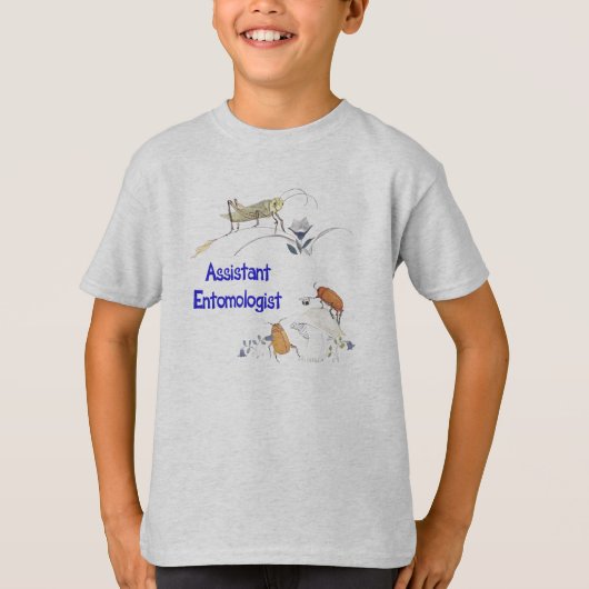 Behilflicher Entomologe T-Shirt (Vorderseite)