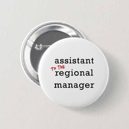 Behilflicher (zu) regionaler Manager Button (Vorne & Hinten)