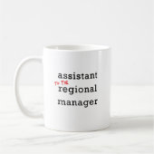 Behilflicher (zu) regionaler Manager Kaffeetasse (Links)