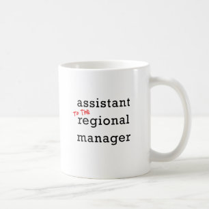 Behilflicher (zu) regionaler Manager Kaffeetasse