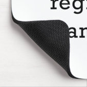 Behilflicher (zu) regionaler Manager Mousepad (Ecke)