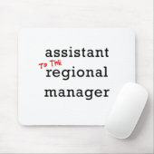 Behilflicher (zu) regionaler Manager Mousepad (Mit Mouse)