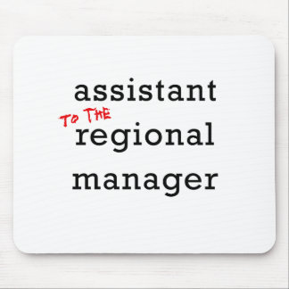 Behilflicher (zu) regionaler Manager Mousepad