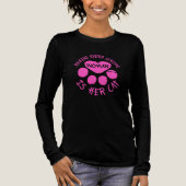 Behind Every Strong Woman Is Her Cat Quote Tri-Blend Shirt (Vorderseite)