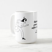 Behind every successful person is a strong cup  kaffeetasse (Vorderseite Links)