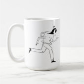 Behind every successful person is a strong cup  kaffeetasse (Links)
