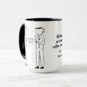 Behind every successful person is a strong cup tasse (Vorderseite Links)