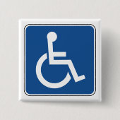 behindert button (Vorderseite)