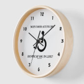 Behindert deine Einstellung dich im Leben? Spaß Uhr (Winkel)