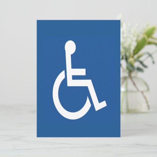 behindert feiertagskarte (Stehend Vorderseite)