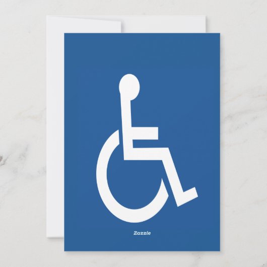 behindert feiertagskarte (Rückseite)