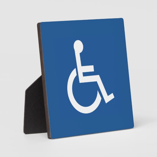 behindert fotoplatte (Vorderseite)