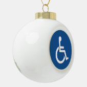 behindert keramik Kugel-Ornament (Links)