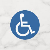 behindert konfetti (Klein Vorderseite)