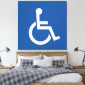 behindert leinwanddruck (Insitu (Schlafzimmer))