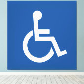 behindert leinwanddruck (Insitu (Holzboden))