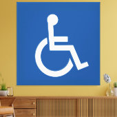 behindert leinwanddruck (Insitu (Wohnzimmer))