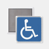 behindert magnet (Vorderseite/Rückseite)