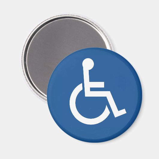 behindert magnet (Vorderseite/Rückseite)