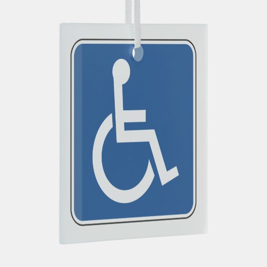 behindert ornament aus glas (Vorderseite Rechts)