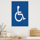 behindert poster (Küche)