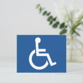 behindert postkarte (Stehend Vorderseite)