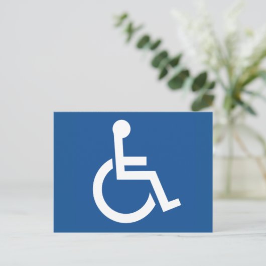 behindert postkarte (Stehend Vorderseite)