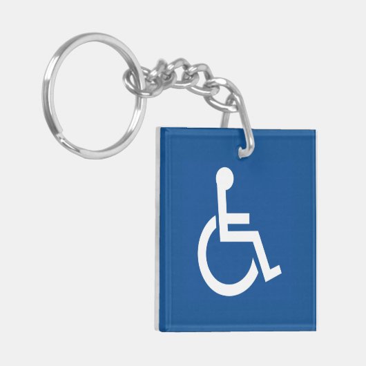 behindert schlüsselanhänger (Vorderseite links)