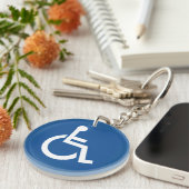 behindert schlüsselanhänger (Vorderseite rechts)