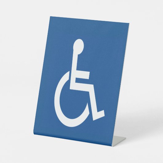 behindert sockelschild (Vorderseite)