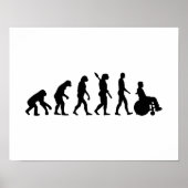 Behinderte Evolution Poster (Vorne)