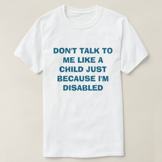 Behinderte T-Shirt (Design vorne)
