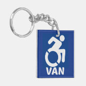 Behinderte Van Modern Schlüsselanhänger (Vorderseite links)