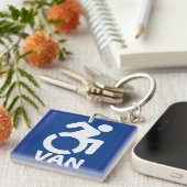 Behinderte Van Modern Schlüsselanhänger (Vorderseite rechts)