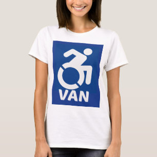 Behinderte Van Modern T-Shirt