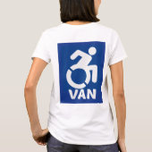 Behinderte Van Modern T-Shirt (Rückseite)