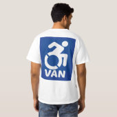 Behinderte Van Modern T-Shirt (Schwarz voll)