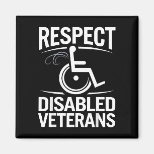 Behinderte Veteranen respektieren Magnet