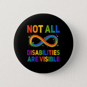 Behindertenbewusstsein Nicht alle Behinderungen si Button