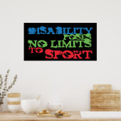 Behindertenbewusstsein Poster (Küche)