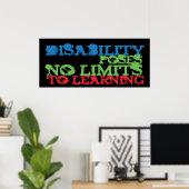 Behindertenbewusstsein Poster (Heimbüro)