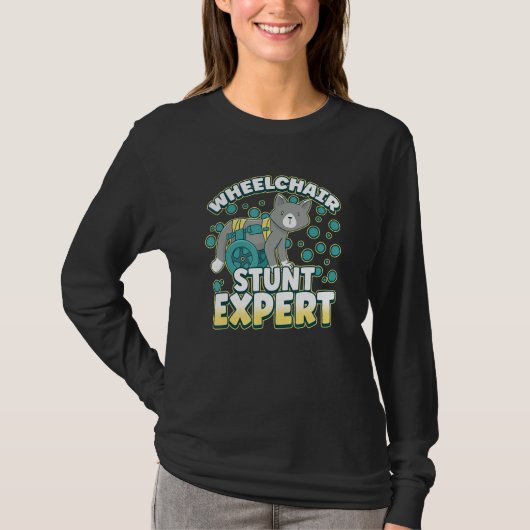 Behindertenrollstuhl für einen Amputationsüberlebe T-Shirt (Vorderseite)