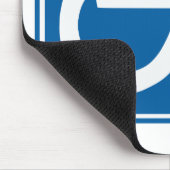 Behindertenschild Mousepad (Ecke)