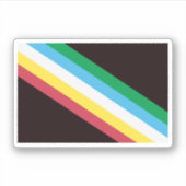 Behindertenstolz Aufkleber (Vorderseite)